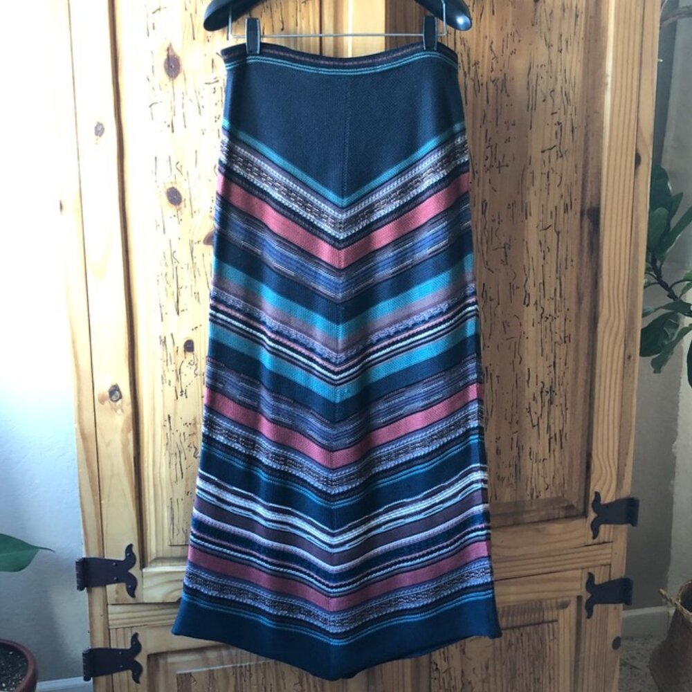 Peruvian Connection Pima Cotton Knit Maxi Skirt